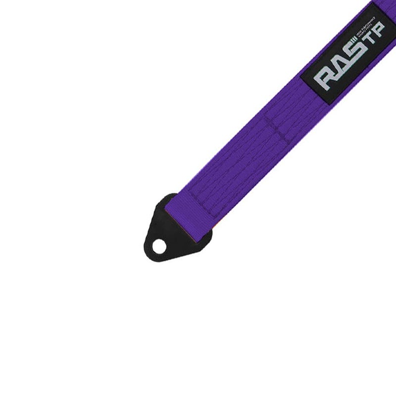 RASTP Limit Strap, Premium Quad Wrap Limit Strap Car Hauler Axle Straps Truck Wrecker Wheel Tie Down Strap with 10,000 Lb Webbing Strength (16 Inch, Purple) - Image 5